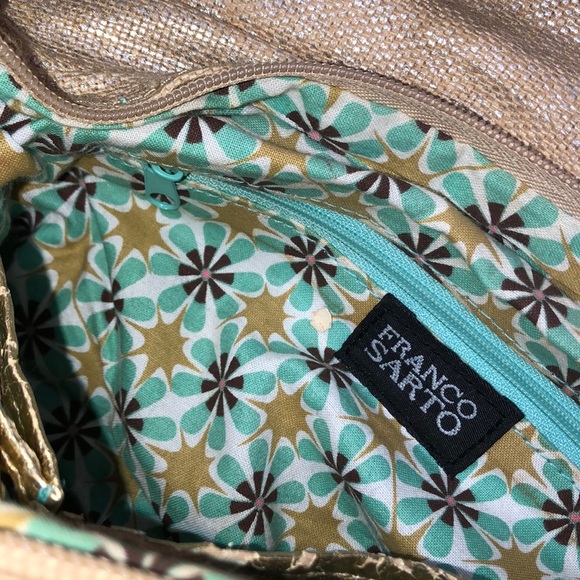 Franco Sarto gold metal studded boho purse - Picture 10 of 11